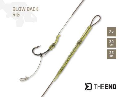 Delphin THE END Blowback-Rig / 2 Stück