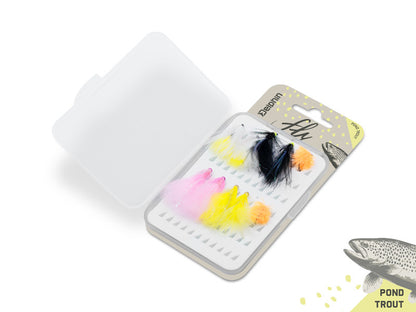 Set künstlicher Fliegen Delphin FLY / 10 Stück