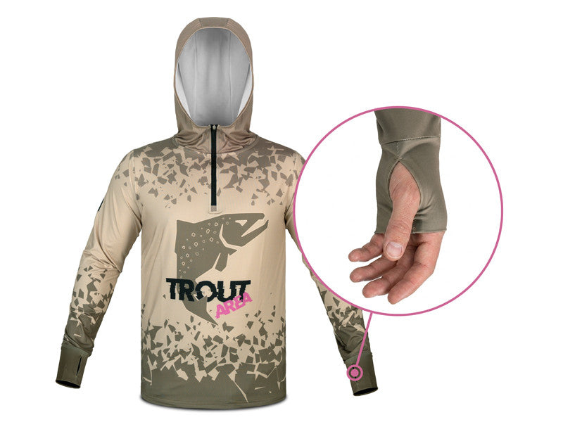 Delphin UV ARMOR 50+ Kapuzen-T-Shirt