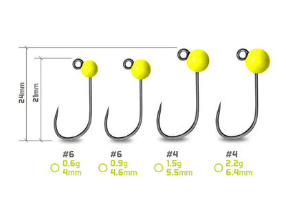Wolfram-Jig Delphin T-AREA BL / 5 Stück