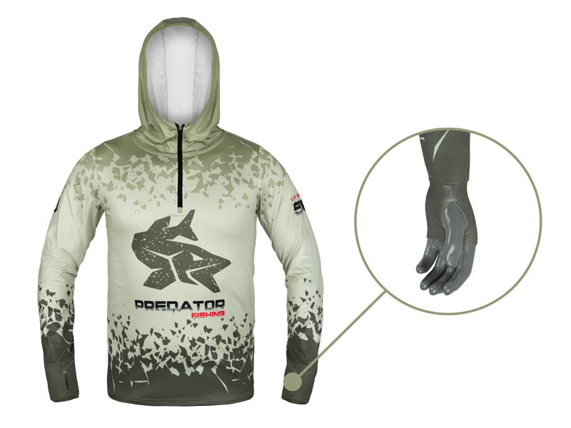 Delphin UV ARMOR 50+ Kapuzen-T-Shirt