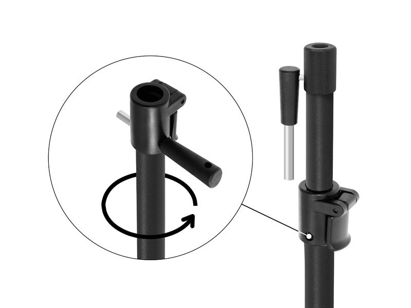 Rutenhalter Delphin BlackSTIX