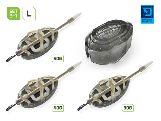 Delphin Method QUIX Reaxe Feeder Set with Mould 3+1 L