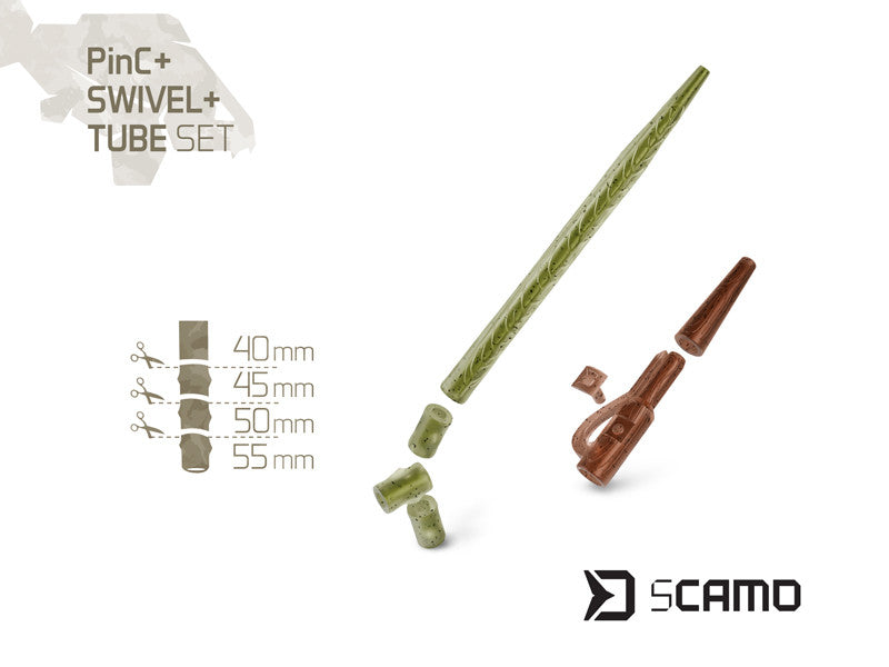 Set Delphin sCAMO PinC + Swivel + Tube / 5 Sets