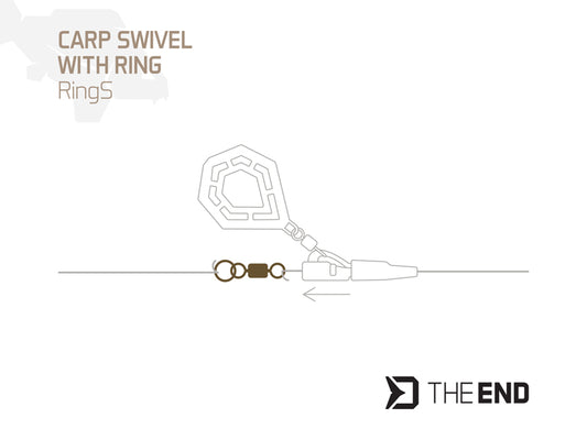 Wirbel mit Ring Delphin TheEND RingS / 10St