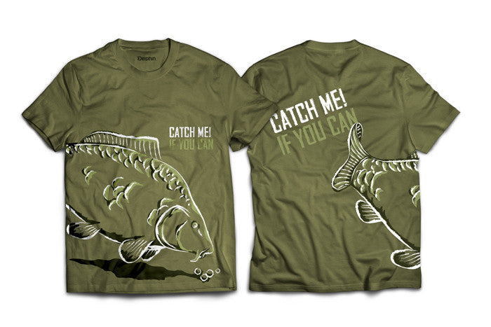 T-Shirt Delphin Catch me! KARPFEN