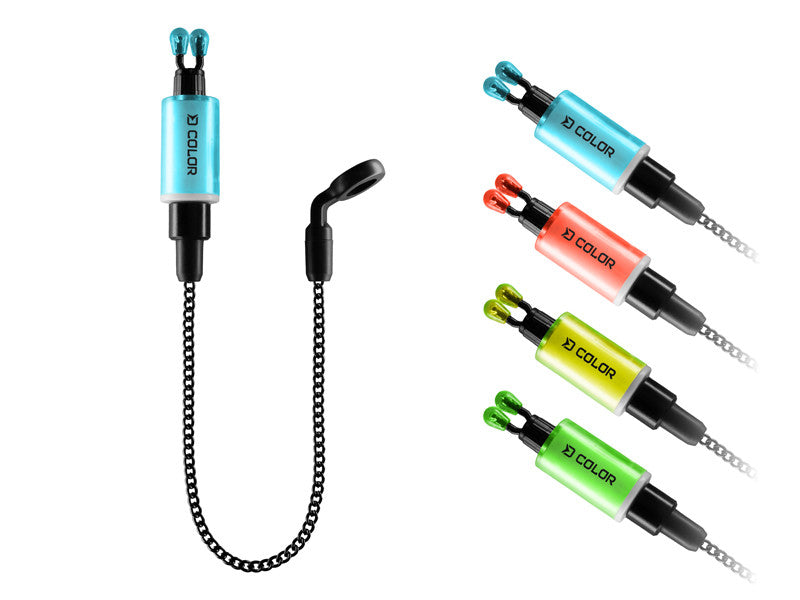 Delphin COLOR-Kettenbissanzeiger Set / 2 Stück