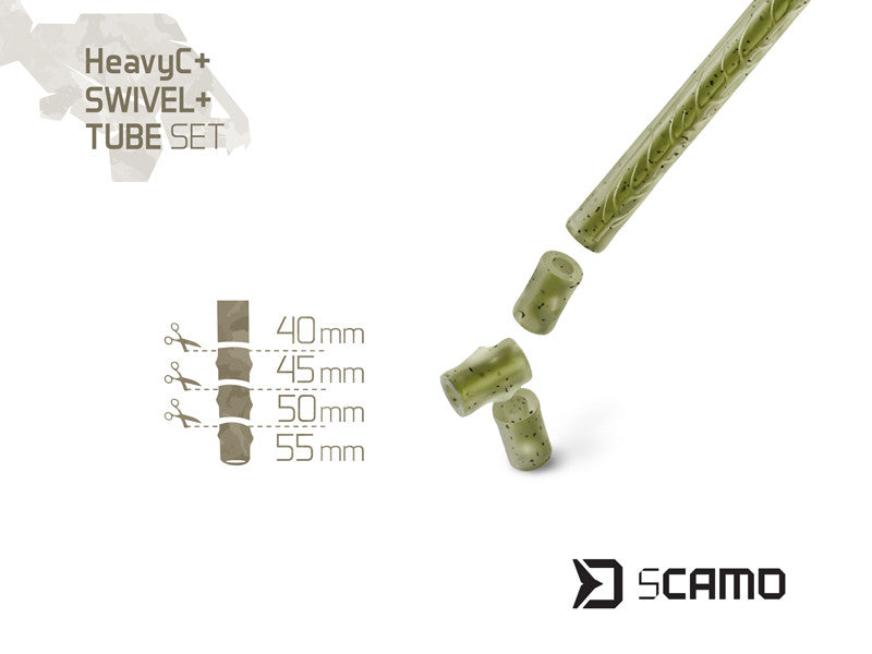 Set Delphin sCAMO HeavyC + Swivel + Tube 5 Sets