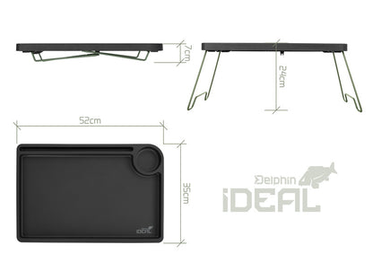 Klapptisch für Karpfenangler Delphin iDEAL