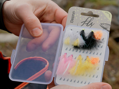 Set künstlicher Fliegen Delphin FLY / 10 Stück