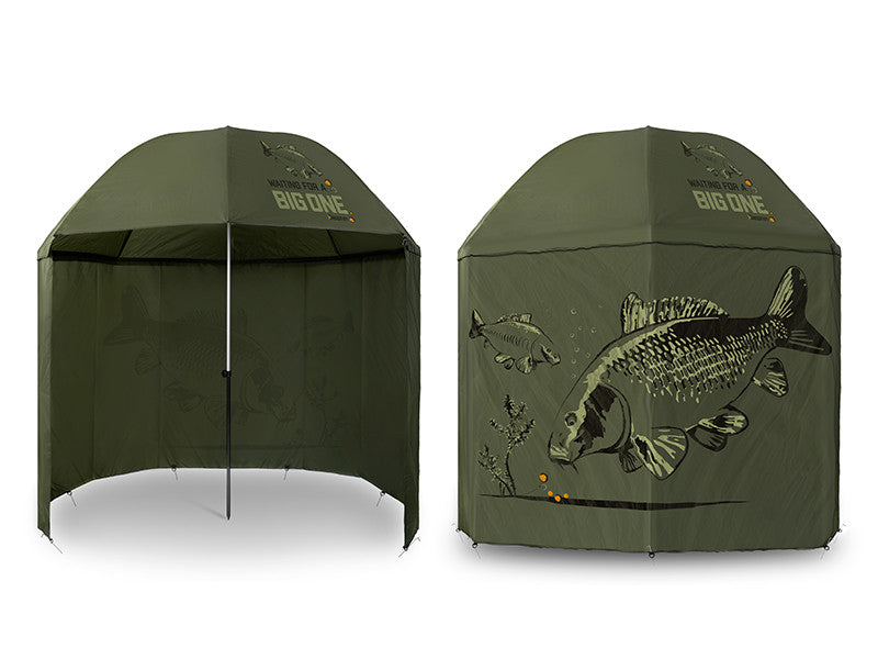 Regenschirm mit der Seitenwand Delphin BigONE CARP