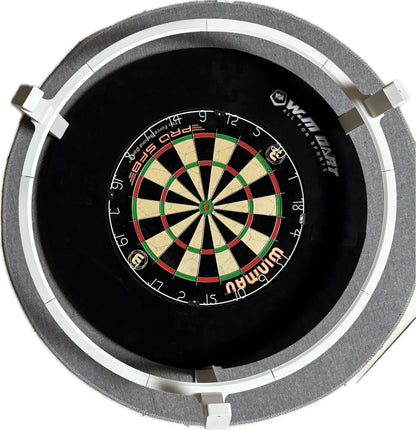 Kamerahalterung für Autodarts mit Ringlichthalter Weiß