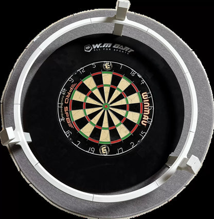 Kamerahalterung für Autodarts mit Ringlichthalter Weiß