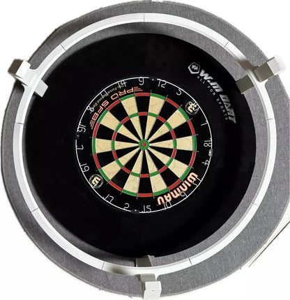 Kamerahalterung für Autodarts mit Ringlichthalter Weiß